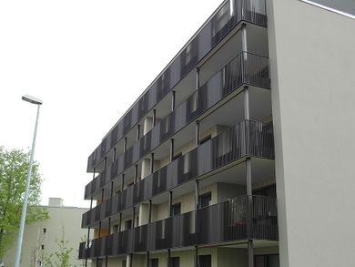 Balkone mit Geländern von der eberle + partner ag